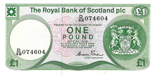 Scotland / P-341Aa / 1 Pound / 01.05.1986