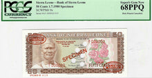 Sierra Leone / P-09s / 50 Cents / 01.07.1980 / COMMEMORATIVE SPECIMEN