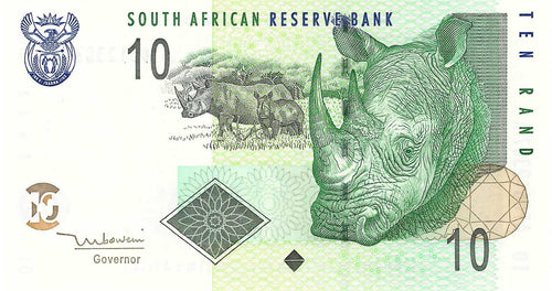South Africa / P-128a / 10 Rand / ND (2005)