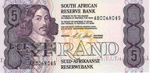 South Africa / P-119e / 5 Rand / ND (1990-94)