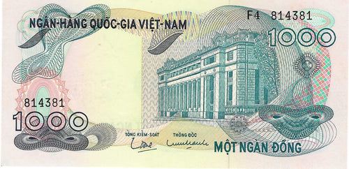 Viet Nam / P-029a / 1000 Dong / ND (1971)