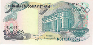 Viet Nam / P-029a / 1000 Dong / ND (1971)