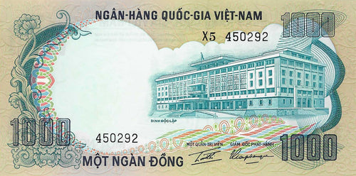 Viet Nam / P-034a / 1000 Dong / ND (1972)