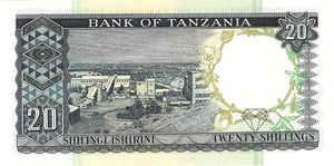 Tanzania / P-03e / 20 Shillings / ND (1966)