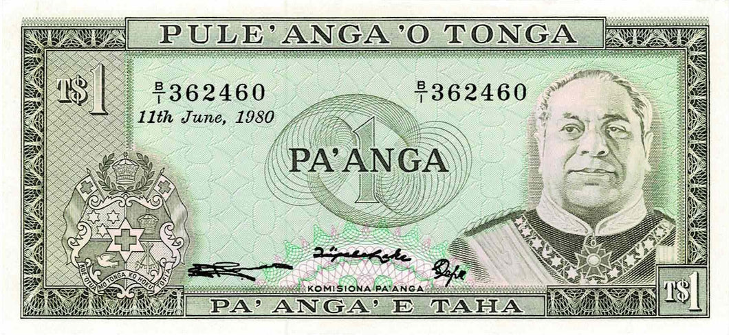 Tonga / P-19c / 1 Pa'anga / 11.06.1980