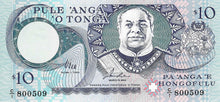 Tonga / P-34a / 10 Pa'anga / ND (1995)