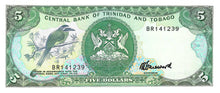 Trinidad and Tobago / P-37c / 5 Dollars / ND (1985)