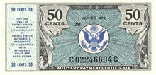 United States / P-M18 / 50 Cents / ND (1948) / MPC