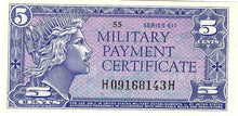 United States / P-M50a / 5 Cents / ND (1964) / MPC