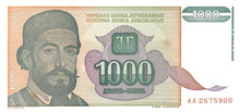 Yugoslavia / P-140a / 1000 Dinara / 1994