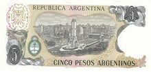 Argentina / P-312a / 5 Pesos Argentinos / ND (1983-84)