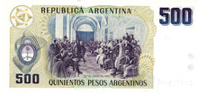 Argentina / P-316a / 500 Pesos Argentinos / ND (1984)