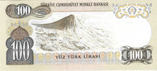 Turkey / P-189b / 100 Lira / L 1970 (15.05.1972)