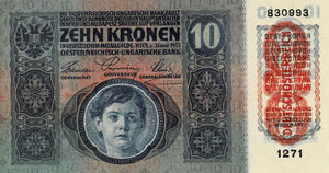 Austria P-51 10 Kronen 02.01.1915