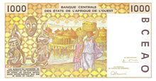 West African States / Burkina Faso / P-311Ci / 1000 Francs / (19)98