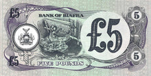 Biafra / P-6a /  5 Pounds / ND (1968-69) / Kontrollnummer