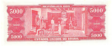 Brazil / P-182b / 5'000 Cruzeiros / ND (1964) rare