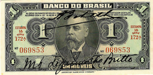 Brazil P-110Ba 1 Mil Reis L 1923 E 1A