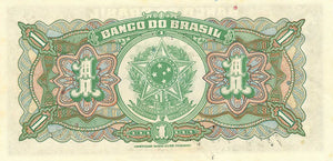 Brazil / P-110Ba / 1 Mil Reis / L 1923 E 1A / hand signed
