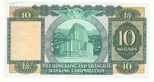 Hong Kong / P-182e / 10 Dollars / 01.02.1965