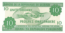 Burundi / P-33e / 10 Francs / 01.11.2007