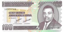 Burundi / P-44a / 100 Francs / 01.05.2010