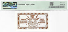 Burundi / P-08 / 5 Francs / 01.05.1965