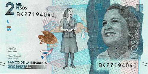 Colombia P-458 2'000 Pesos 27.07.2021