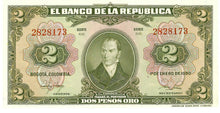 Colombia P-390c 2 Pesos 01.01.1950