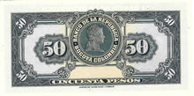 Colombia / P-393d / 50 Pesos Oro / 01.01.1953