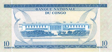 Congo Democratic Republic / P-009a / 10 Makuta / 02.01.1967