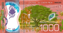 Costa Rica / P-280 / 1000 Colones / 20.09.2019 / POLYMER-PLASTIC