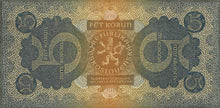 Czechoslovakia / P-15 / 5 Korun / 28.09.1921