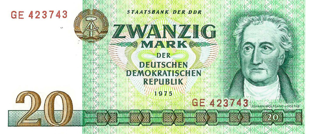 Germany P-29a 20 Mark 1975