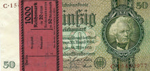 Germany / P-182a / 50 Reichsmark / 30.03.1933