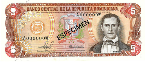 Dominican Republic P-118s1 10 Pesos Oro