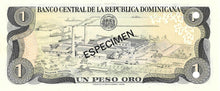 Dominican Republic / P-117s3 / 1 Peso Oro / 1982 / SPECIMEN