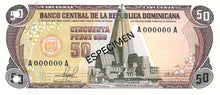 Dominican Republic P-121s1 50 Pesos 1981