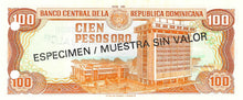 Dominican Republic / P-144s / 100 Pesos Oro / 1993  SPECIMEN