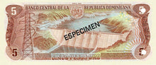 Dominican Republic / P-118s1 / 5 Pesos Oro / 1982 /  SPECIMEN