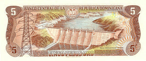 Dominican Republic / P-152a / 5 Peso Oro / 1996
