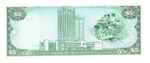 Trinidad and Tobago / P-37c / 5 Dollars / ND (1985)