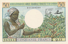 French Equatorial Africa P-31 50 Francs ND(1957)