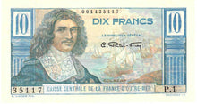 French Equatorial Africa P-21 10 Francs ND (1947)
