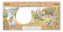 French Pacific Territories / P-02l / 1000 Francs / ND (1996)