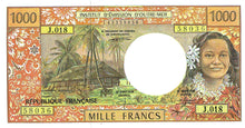 French Pacific Territories / P-02b / 1000 Francs / ND (1996)