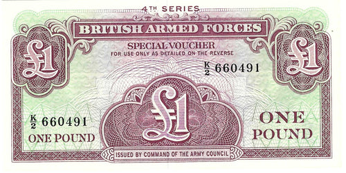Great Britain P-M36a 1 Pound ND