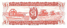 Guyana / P-21d / 1 Dollar / ND (1966-92)