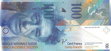 Switzerland P-72c 100 Franken 1998