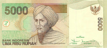 Indonesia P-142f 5'000 Rupiah 2001/2007